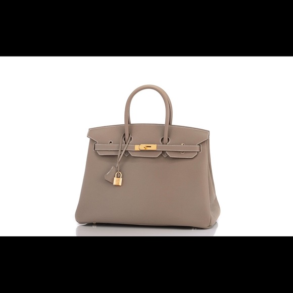 Hermes Handbags - NWT HERMÈS BIRKIN TOGO TAUPE ETOUPE LEATHER TOTE